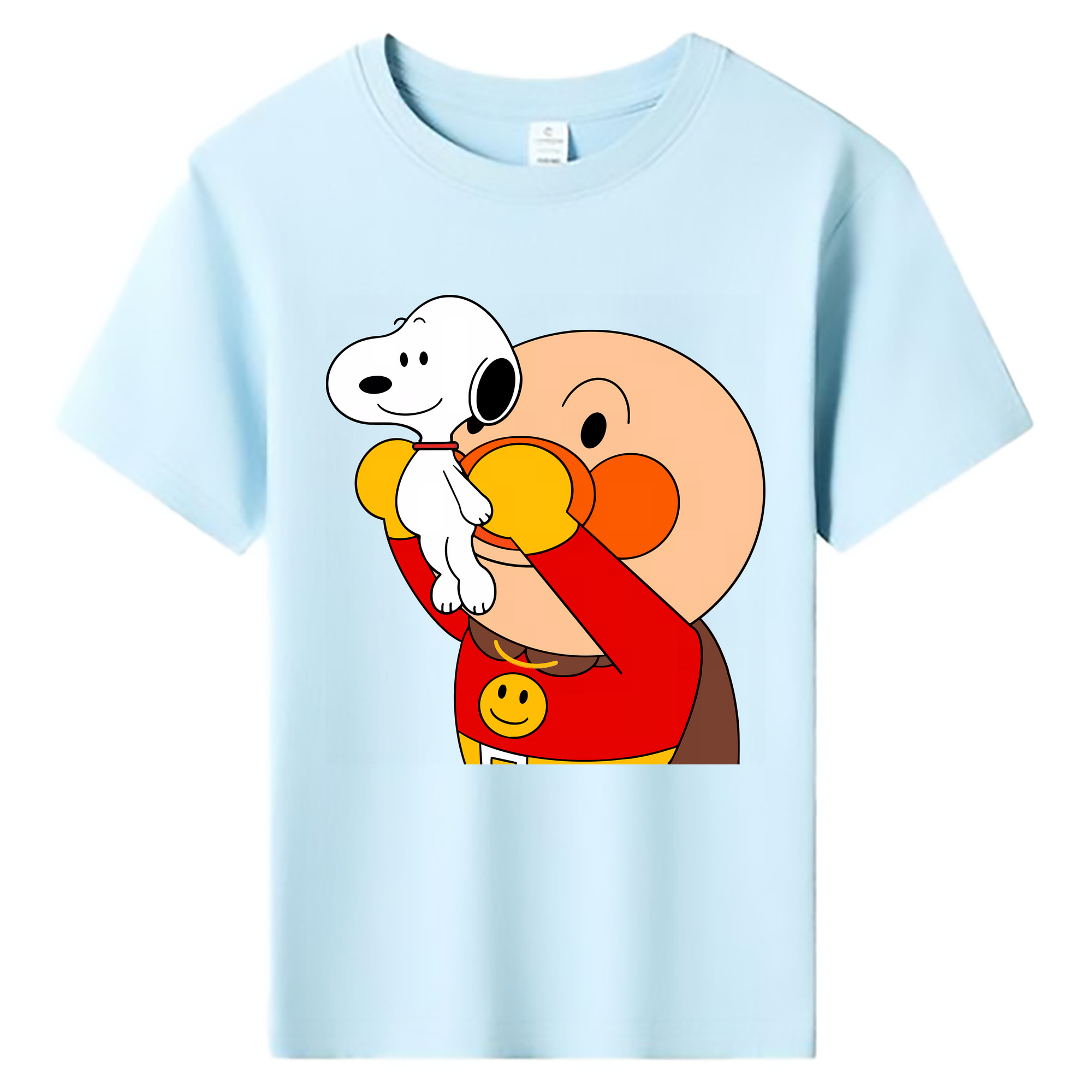 （画像用） アンパンマン Anpanman 綿100％キッズTシャツ（フロントプリント）